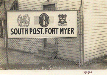 South Post Fort Myer Sign